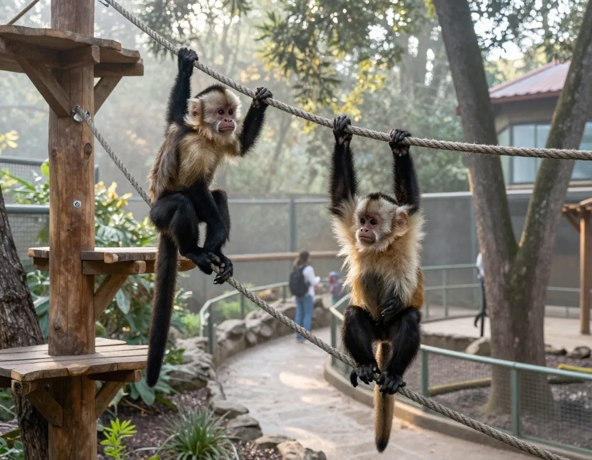 Primates activos en la mañana